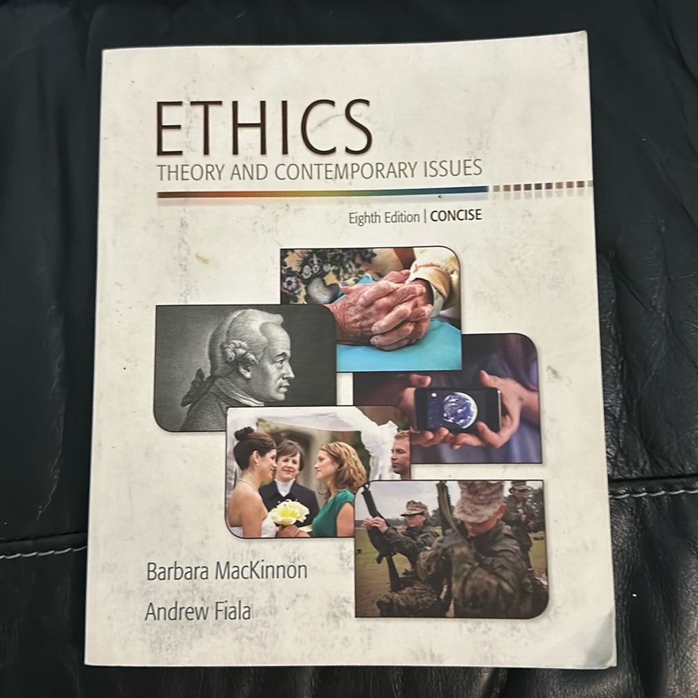 CENGAGE Ethics Theory and Contemporary 8th Edition College
